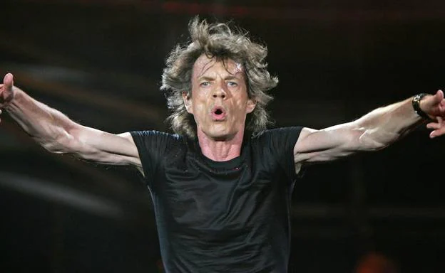 Mick Jagger, durante un concierto de la gira de los Rolling Stones en Boston en 2005.