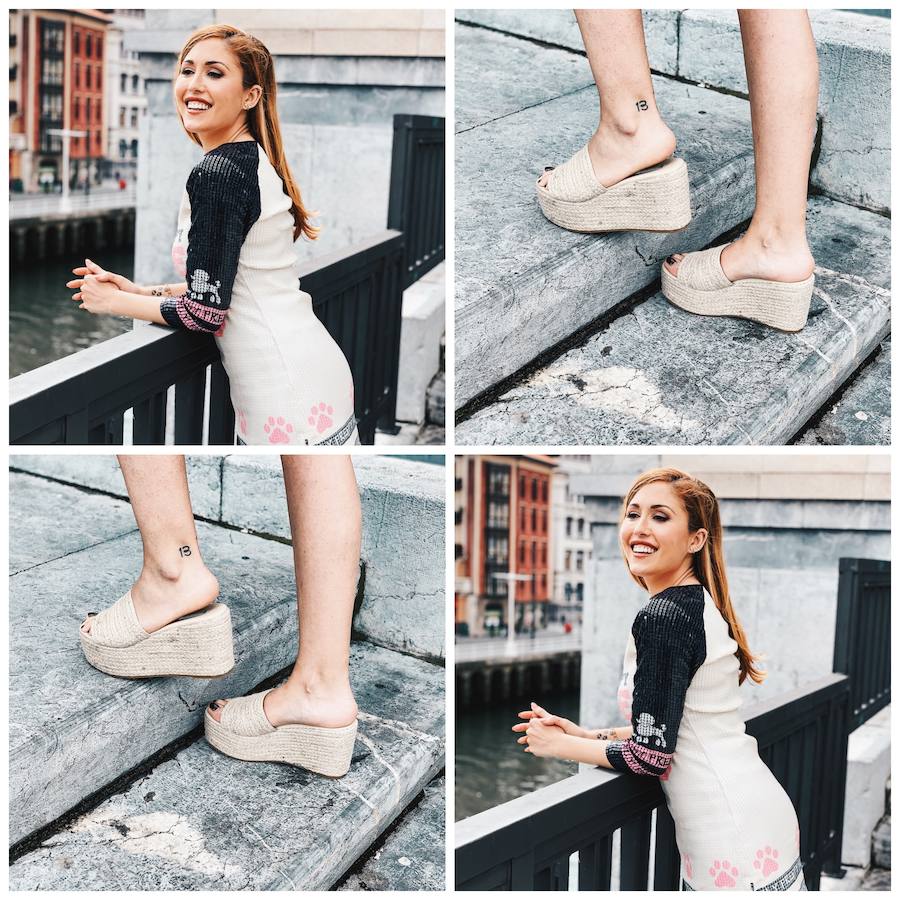 Con vestido, para las más discretas.