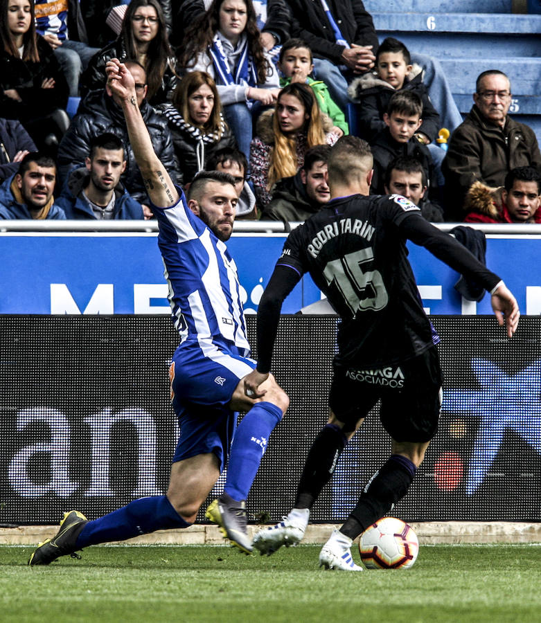 Imágenes correspondientes al partido de LaLiga Santander 2018-2019 disputado en el estadio de Mendizorroza