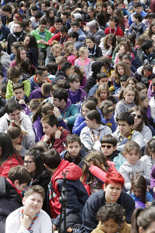 Fotos: Las imágenes de la fiesta de los scauts en Santurtzi