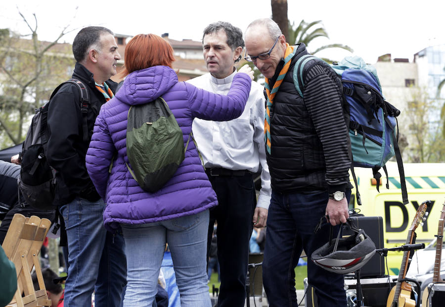 Fotos: Las imágenes de la fiesta de los scauts en Santurtzi