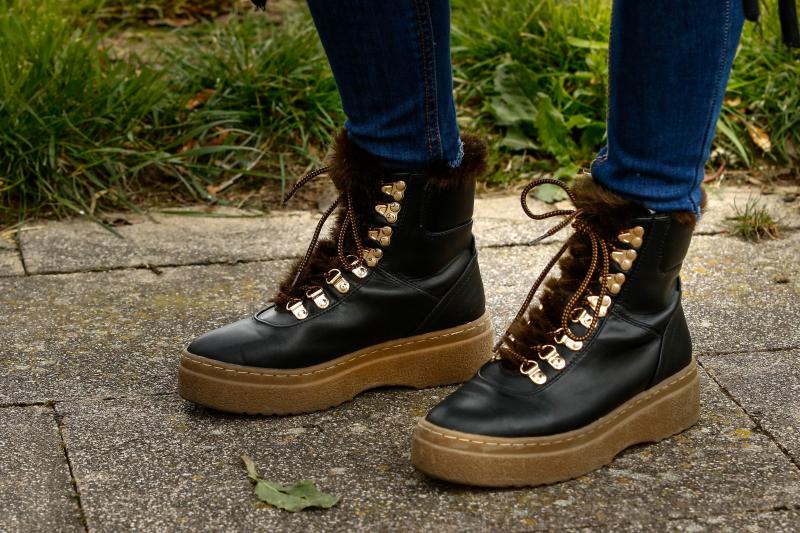 Patricia Dopazo se define como “muy variable” a la hora de vestir. Hoy va “sencilla” con gafas de sol Massimo Dutti y abrigo y botas de Zara.