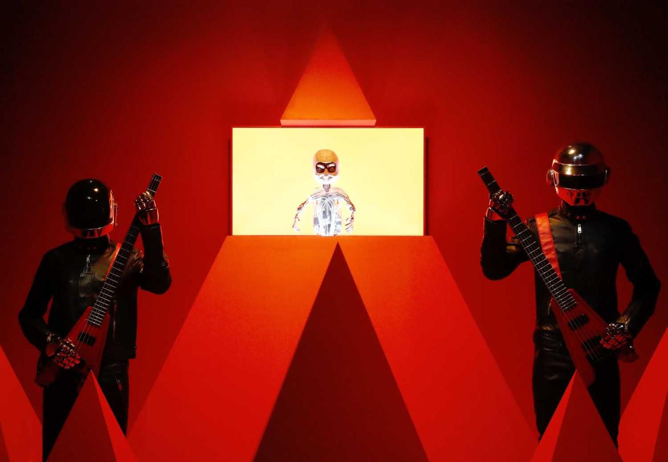 Daft Punk Technologic Redux expuesto en la muestra “ de Kraftwerk a Daftpunk” en la Filarmónica de París