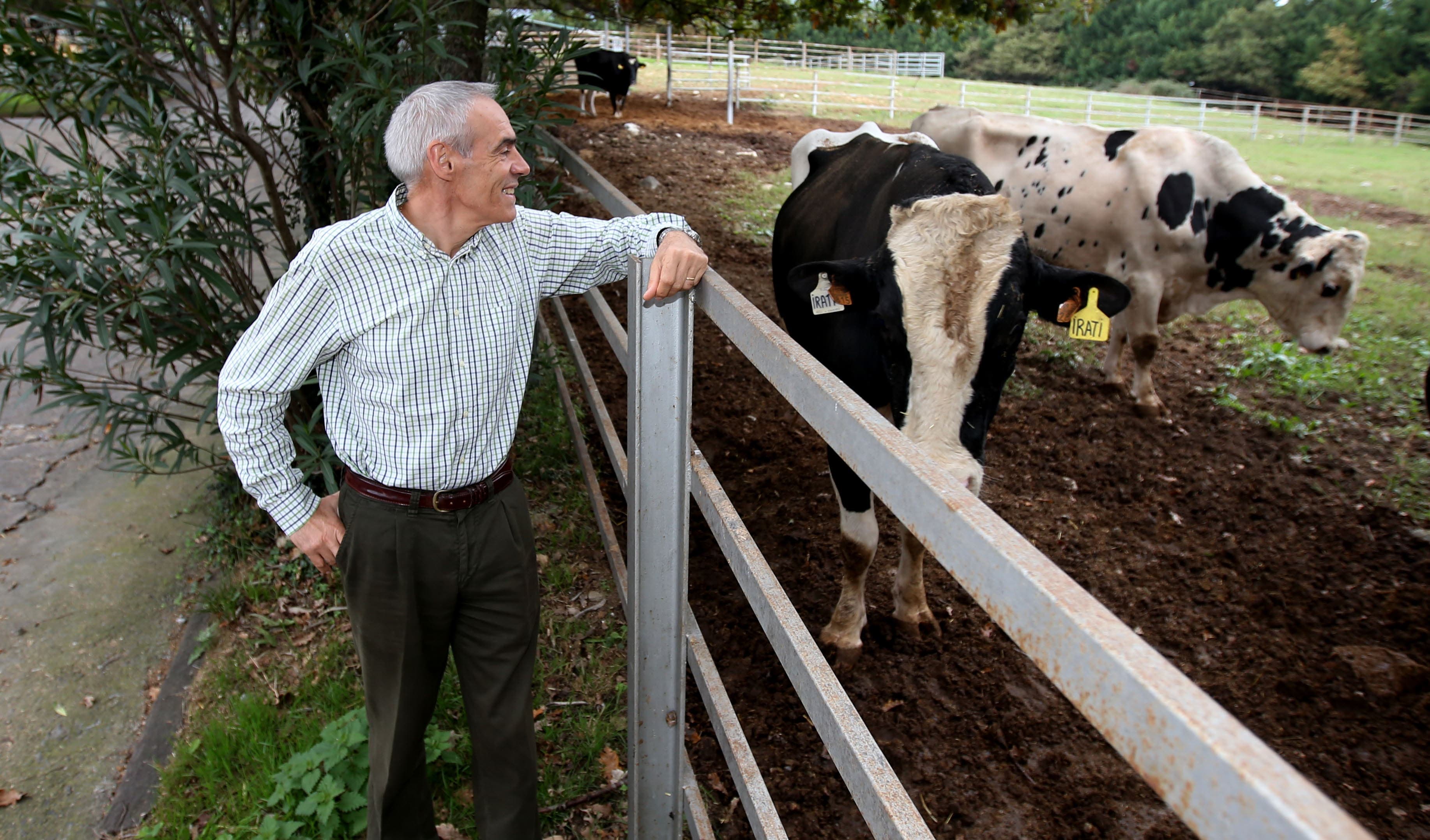 Carlos Ugarte, director del centro de inseminación Aberekin. 