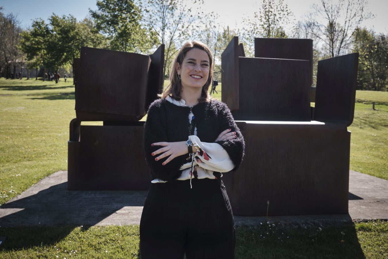 Los responsables del remodelado museo de Zabalaga presentan las nuevas instalaciones y la exposición inaugural antes de su reapertura al público