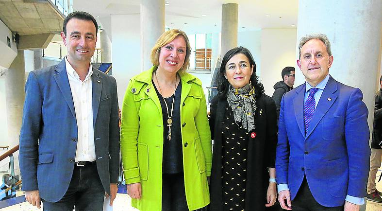 Mikel Torres, María José Blanco, Yolanda Díez y Alfonso Gil.