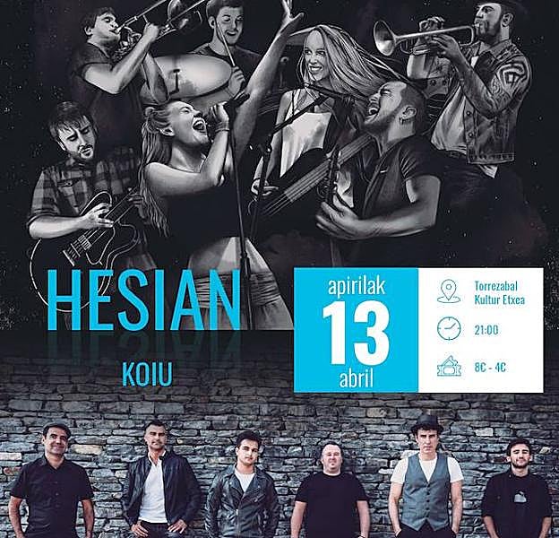Concierto de los grupos Hesian; Modus Operandi; Koiu, en Galdakao