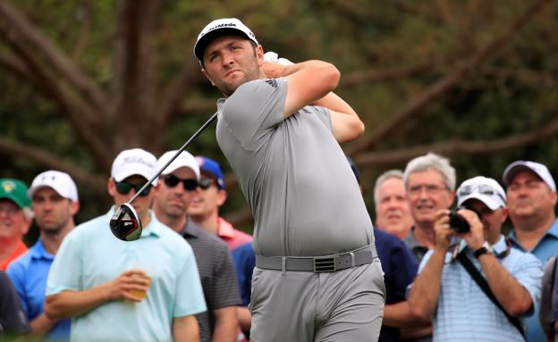 Jon Rahm en el Torneo Máster de Augusta.