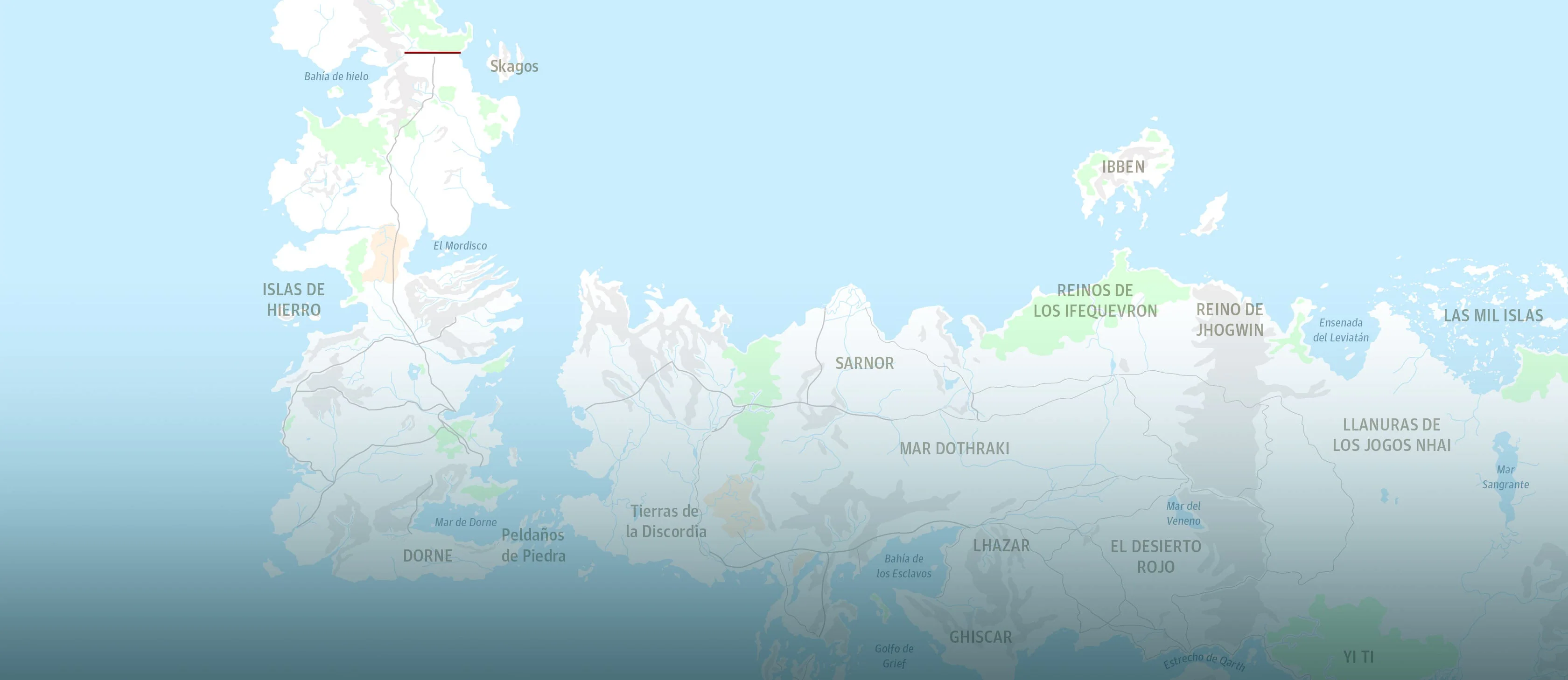 Mapa político de Juego de Trono y los 7 reinos | El Correo