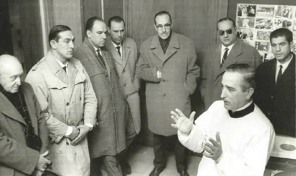 Venancio, Zarra, Panizo y Gainza visitan el sanatorio