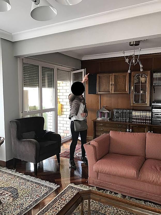 Un salón antes de ser reformado.