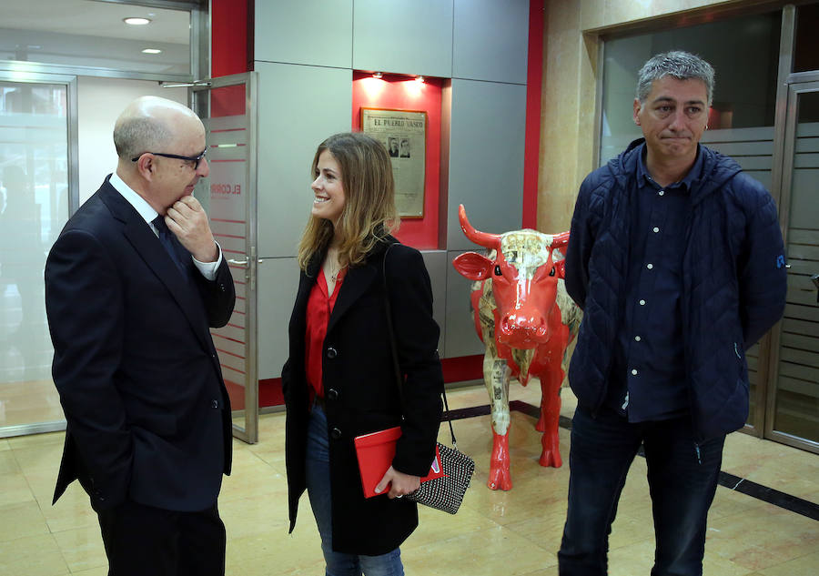 EL CORREO reúne a Aitor Esteban (PNV), Patxi López (PSOE), Roberto Uriarte (Unidas Podemos), Bea Fanjul (PP) y Oskar Matute (EH Bildu), cabezas de lista de sus partidos por Bizkaia