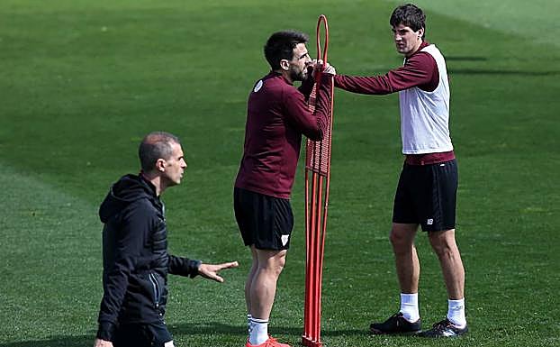 Beñat con San José, en una imagen de archivo. 