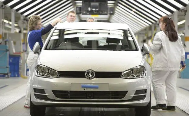 Una fábrica de Volkswagen en Alemania.