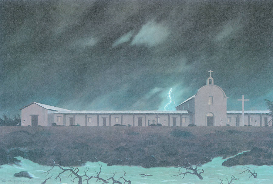 Una de las misiones españolas de California en su época dorada.