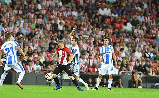 Comienzo de liga del athletic contra el Leganes.
