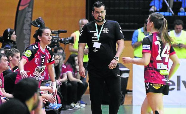 Joseba Rodríguez 'Jaito', durante el partido del viernes contra el Elche Mustang.