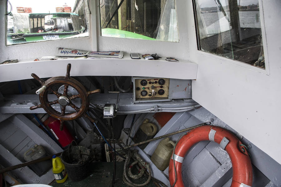 El pasaje que une Portugalete y Las Arenas transporta a cerca de 2.000 viajeros al día. Se trata de una de las dos rutas que se mantienen en activo en la ría