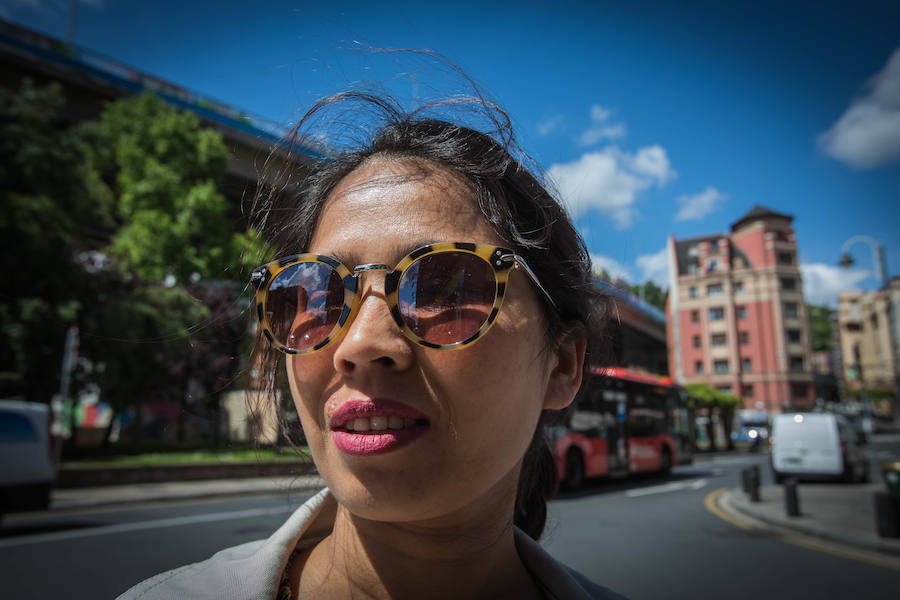 Sheena Basnet (Asistenta del hogar, 33 años y dos hijos).