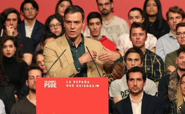 El presidente del Gobierno, Pedro Sánchez