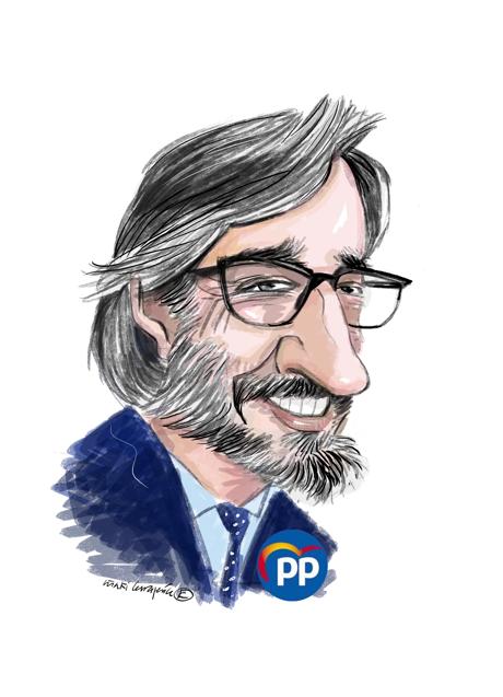 Imagen - Caricatura de Iñaki Oyarzábal, por Iñaki Cerrajería.