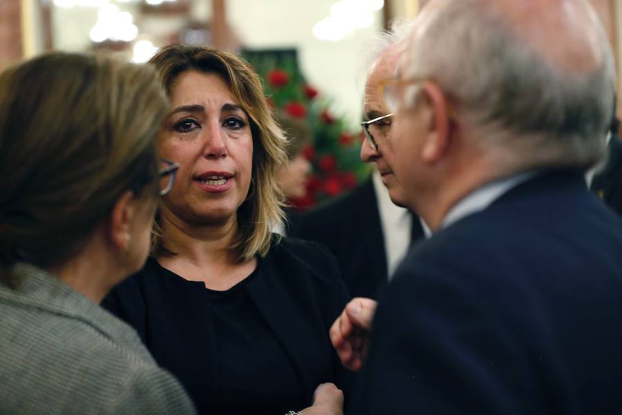 Susana Díaz no ha podido contener las lágrimas.