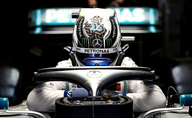 Valtteri Bottas (Mercedes), el más rápido en Montmeló. 