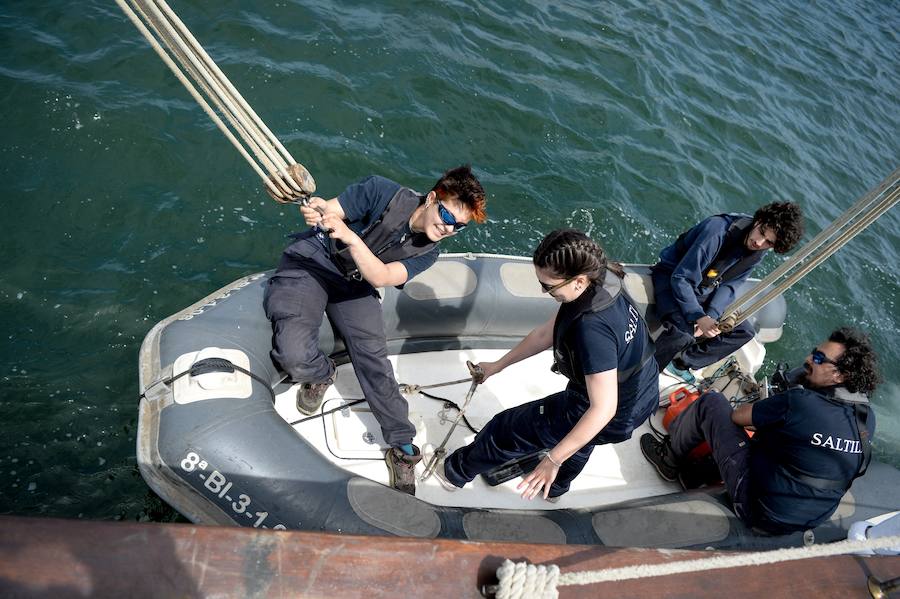 Fotos: Una jornada con los futuros marinos