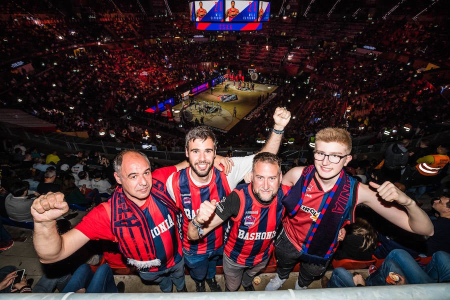 El Buesa Arena, que brilló con luz propia, apagó ayer sus luces tras tres días frenéticos