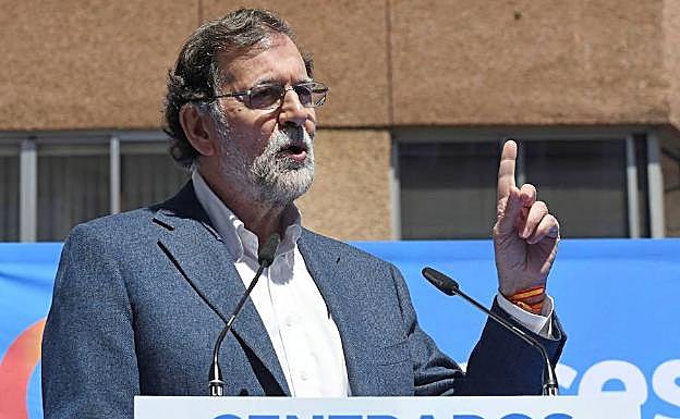 Rajoy, en un reciente mitin en León.