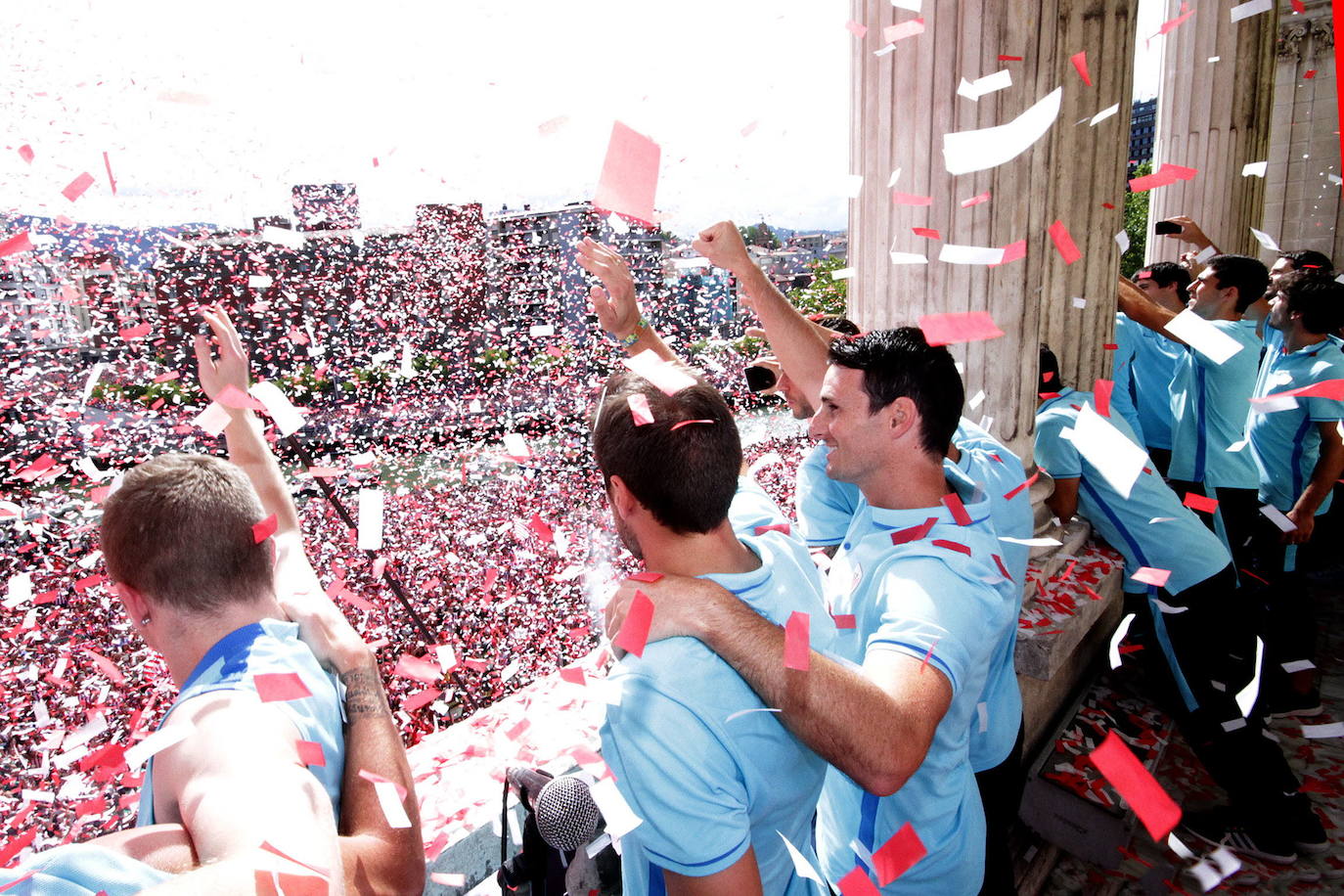 Celebración de la Supercopa en 2015.