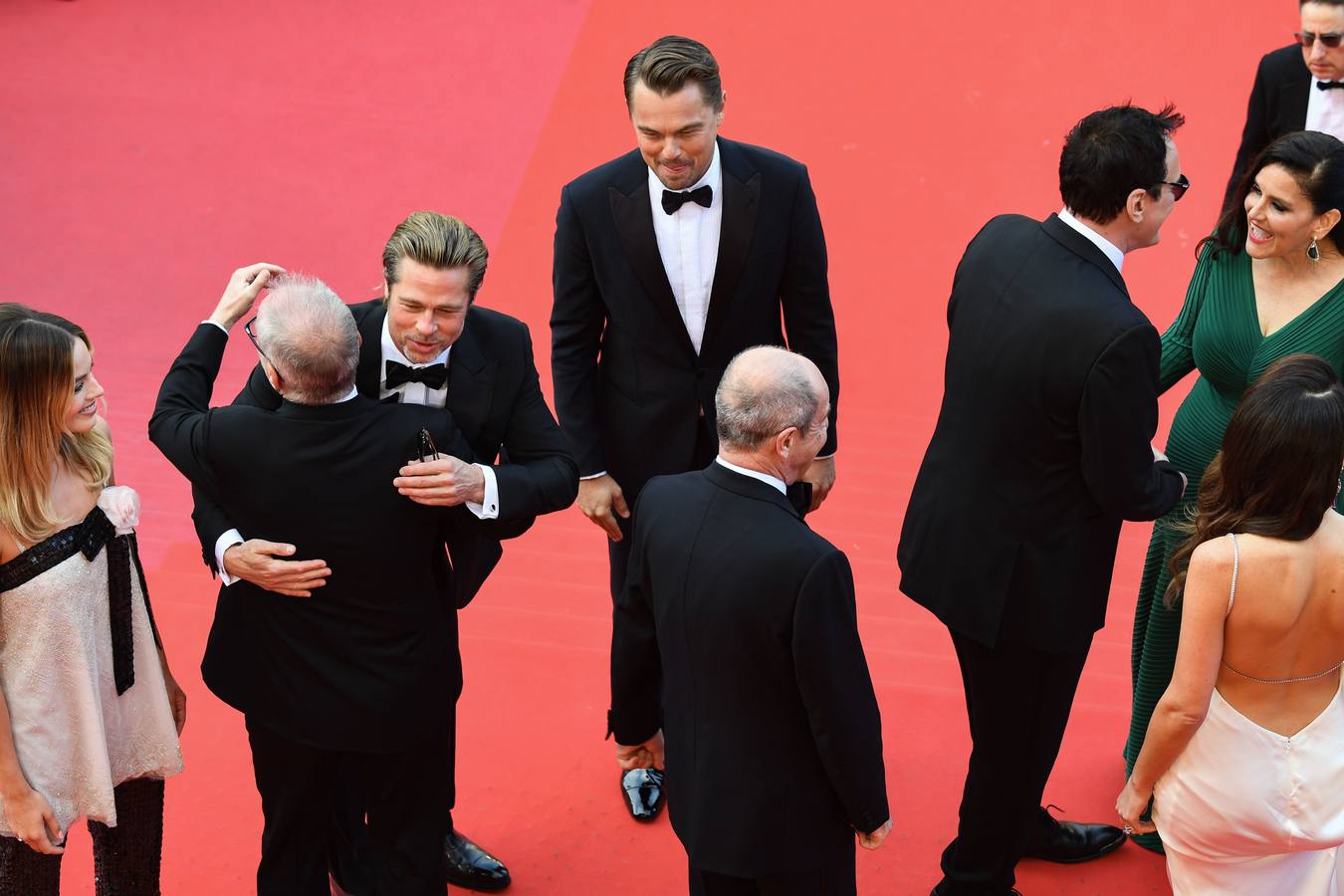 «Érase una vez en... Hollywood», de Quentin Tarantino, era una de las películas más esperadas del Festival de Cannes, y su alfombra roja no decepcionó