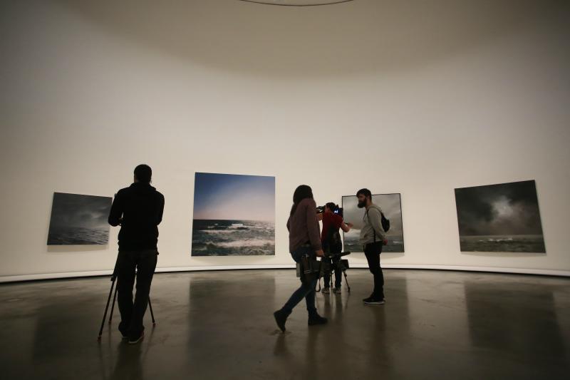 Fotos: Las pinturas desenfocadas de Richter, en el Guggenheim