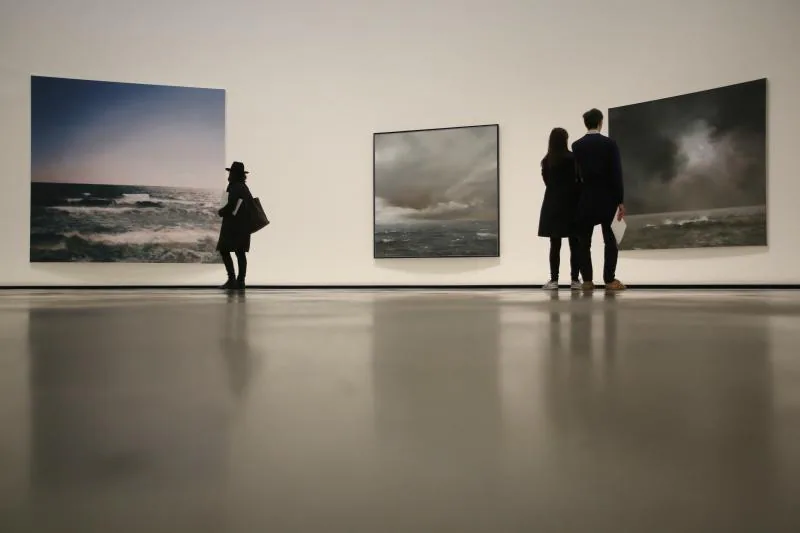 Fotos: Las pinturas desenfocadas de Richter, en el Guggenheim