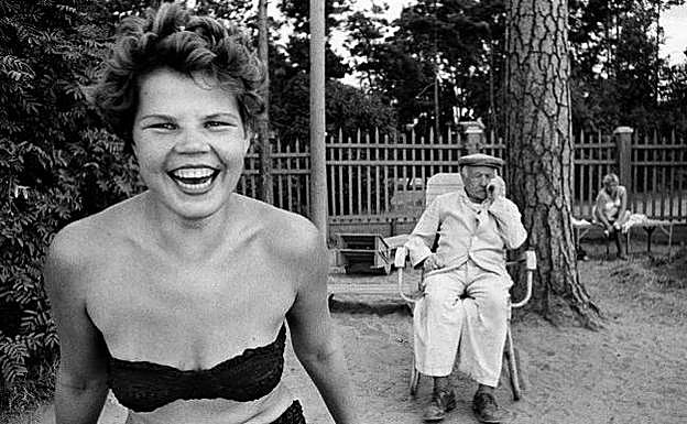 Foto de William Klein que puede verse en la Fundación Telefónica.