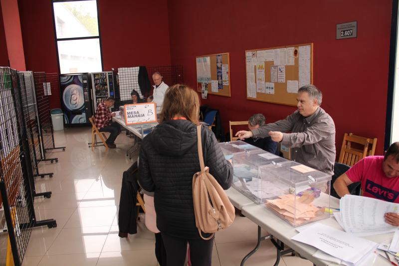 Votación en Amurrio.