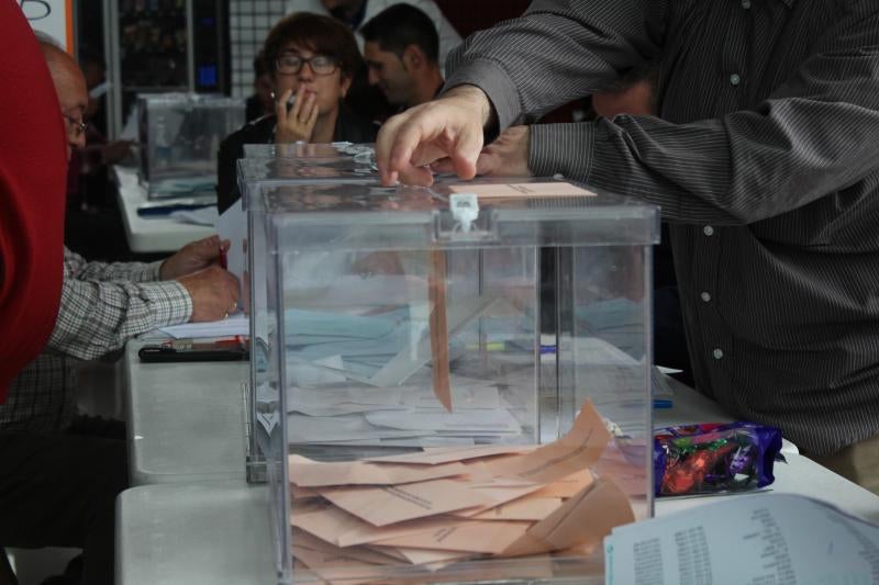 Votación en Amurrio.