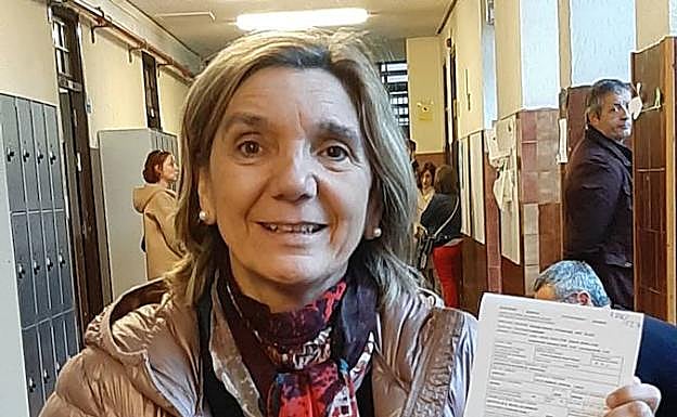 Arantza Gorordo, de 62 años, sustituta del primer vocal