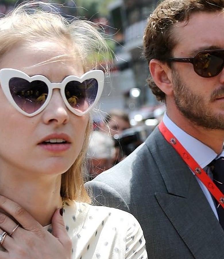 La vizcaína Almudena Blanco predijo que las gafas con forma de corazón serían tendencia. Ahora, Beatrice Borromeo y Tatiana Santo Domingo han apostado por ellas para asistir al Gran Premio de Mónaco