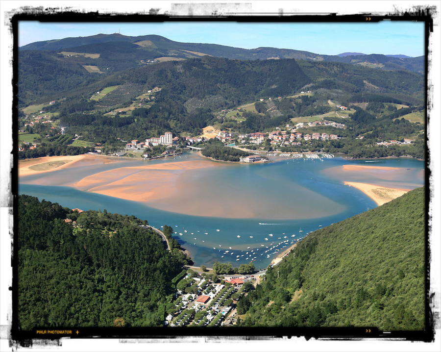 Vista de la reserva de Urdaibai