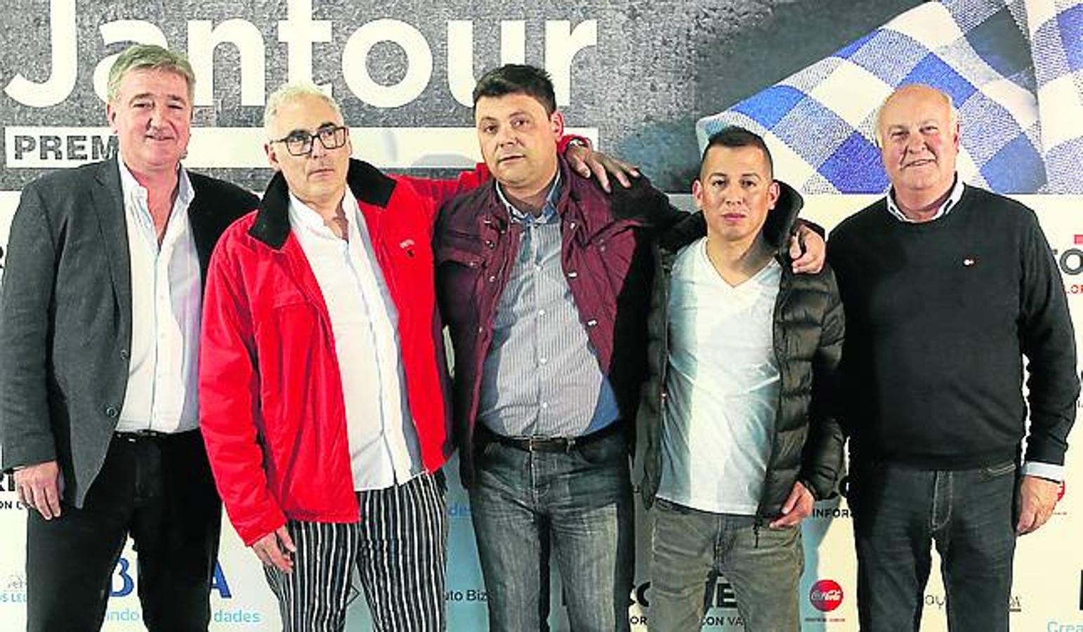 José Gondra, Juanma Díez, Enrique González, Hugo Terrazas y Manu Calera.