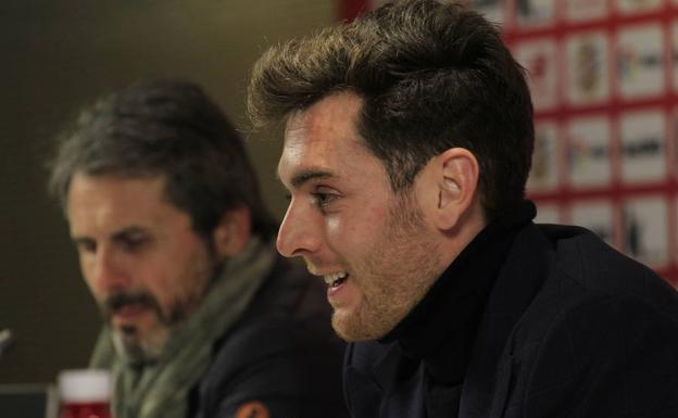 Ibai Gómez, en su presentación con el Athletic.