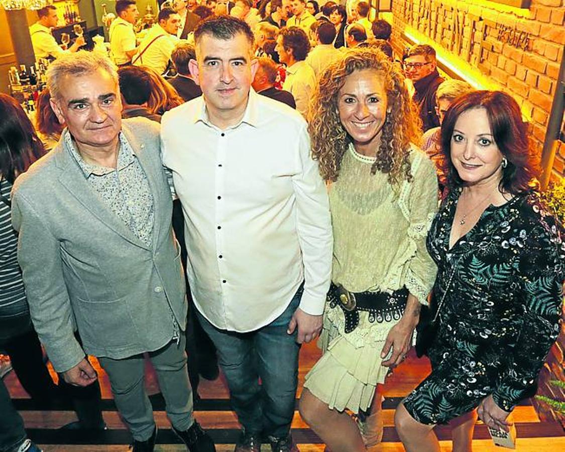 Diego Domínguez, Óscar Sanz, Susana Gil y María Loizaga. 