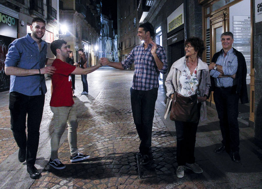 Fotos: Así fue la noche de celebración del Bilbao Basket