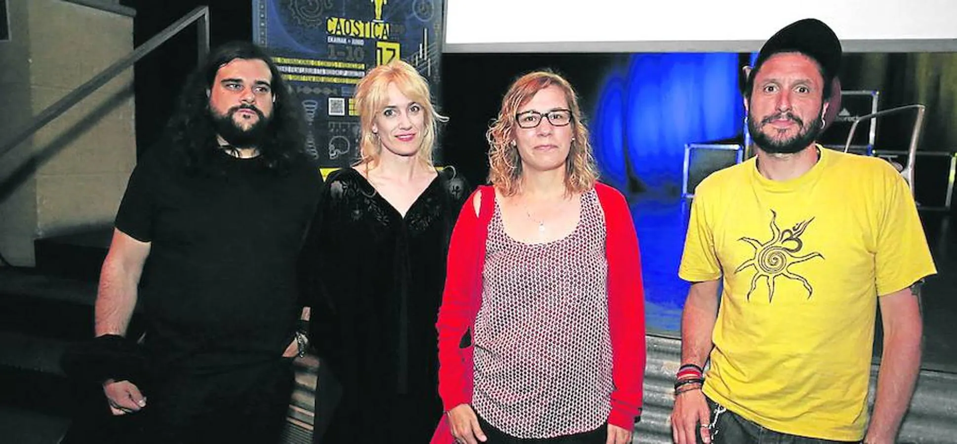 Mikel Román, Tania Payó, Sara Ruiz y Gorka Martínez Peña.