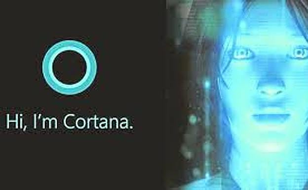 Microsoft promociona Cortana como una atractiva mujer virtual.