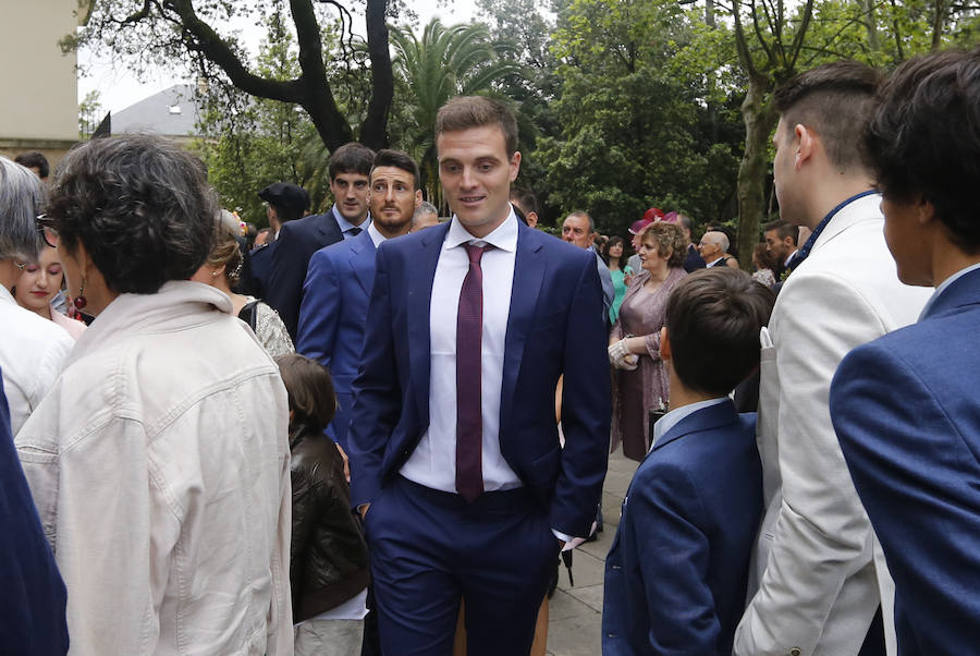 Iker Muniain y Andrea Sesma se casaron el 3 de junio de 2017 en la basílica de Begoña.