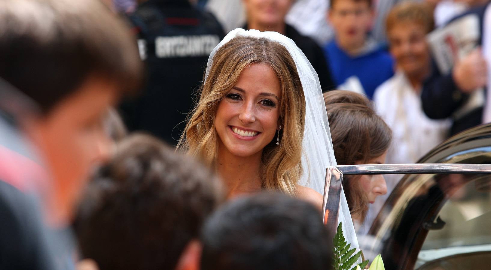 Fernando Llorente y María Lorente se casaron el 20 de junio de 2015 en la basílica de Santa María del Coro de San Sebastián y celebraron el banquete en el restaurante Itxas Bide