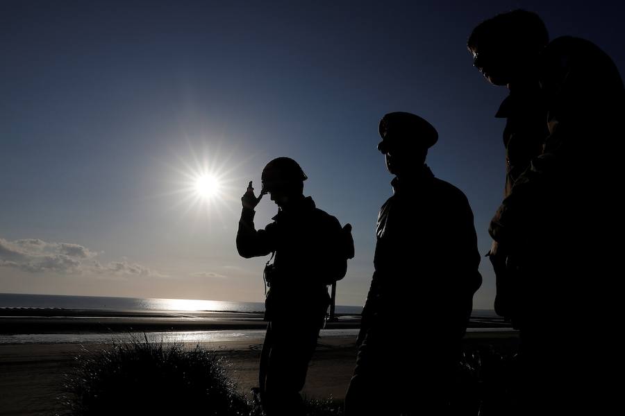 Europa recuerda cómo fue el desembarco de Normandía con la presencia de diferentes líderes políticos como Trump, Macron y el príncipe Carlos de Inglaterra