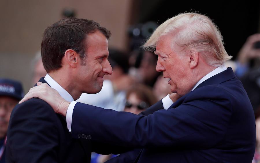 Europa recuerda cómo fue el desembarco de Normandía con la presencia de diferentes líderes políticos como Trump, Macron y el príncipe Carlos de Inglaterra